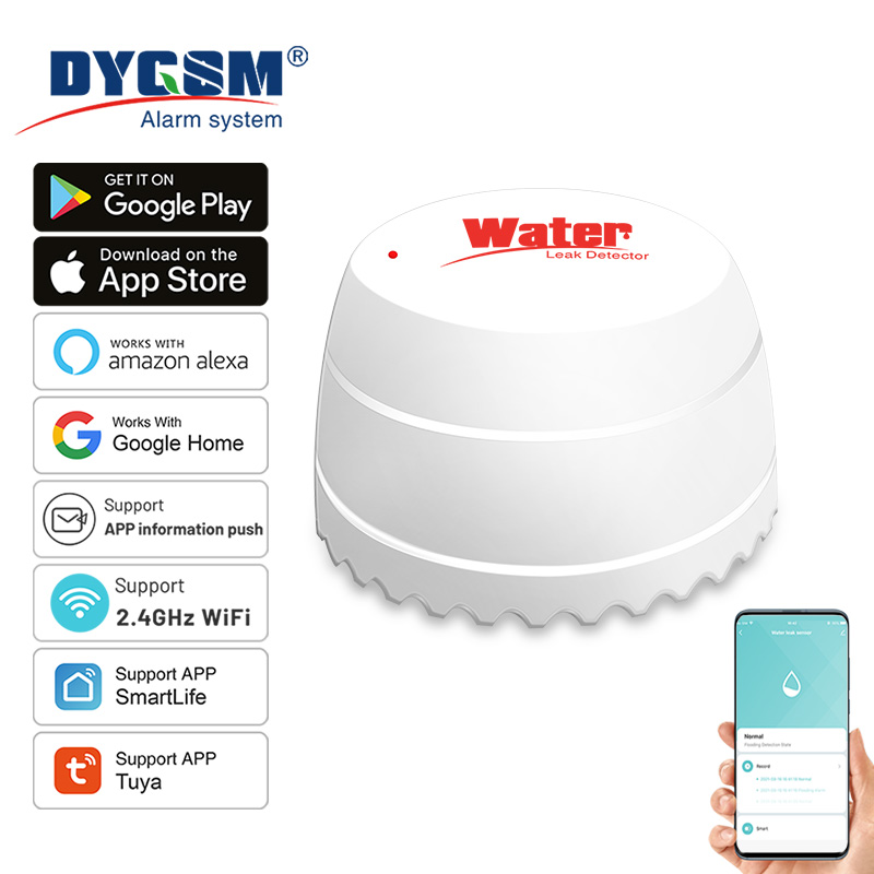 Water Alarm Sensor - Tuya WiFi Wasser Leck Detektor Flut