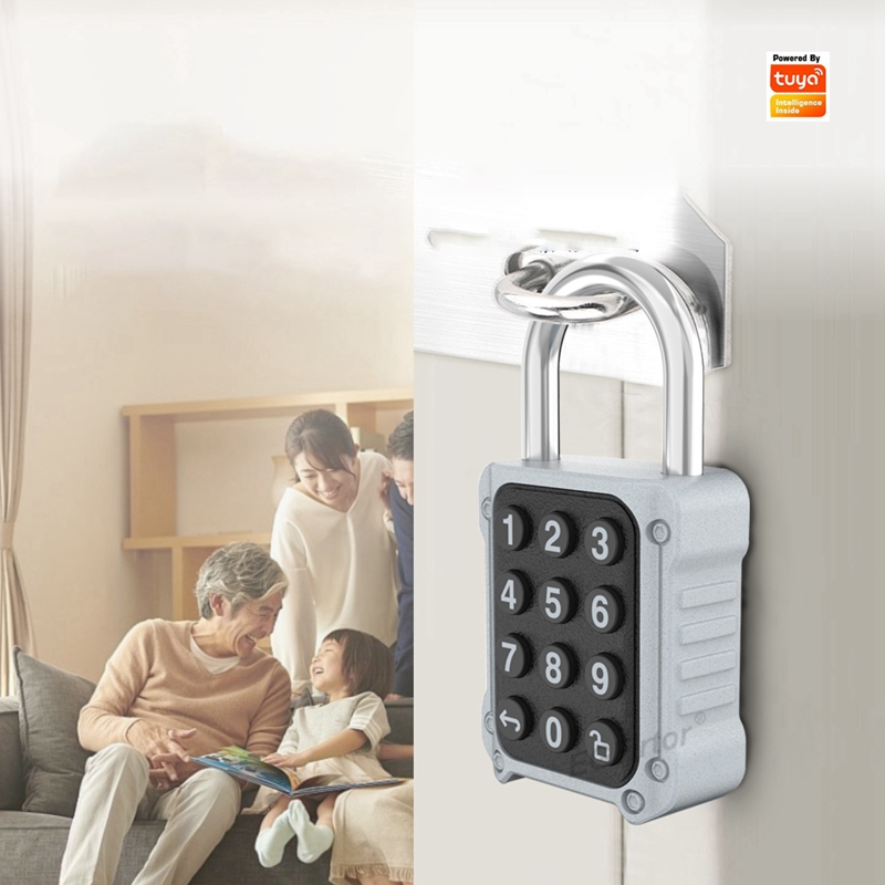 Lockbox Key Secure - EGFirtor Tuya APP Elektronisches Smart-Vorhängeschloss mit