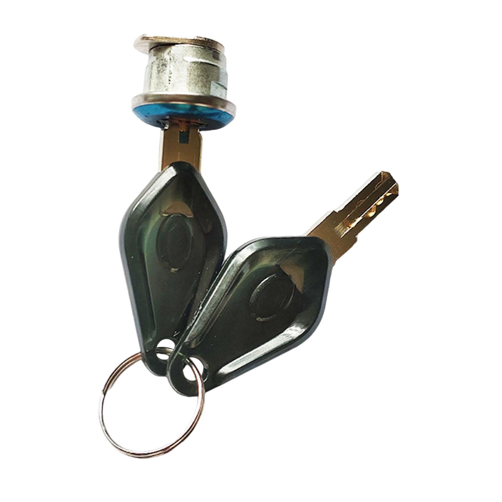 Lockbox Key Secure - Schlüsselbetätigtes Motorrad-Heckkoffer-Schloss mit Metall-Drehknopf für zuverlässige
