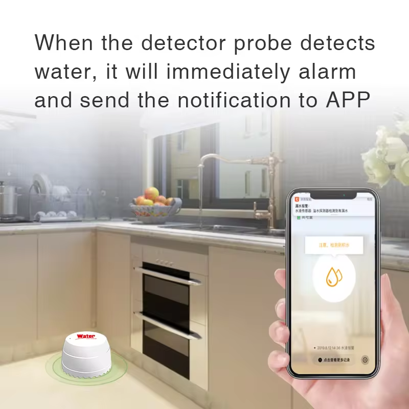 Tuya WiFi Wasser Leck Detektor – Water Alarm Sensor Bewertung und Preis