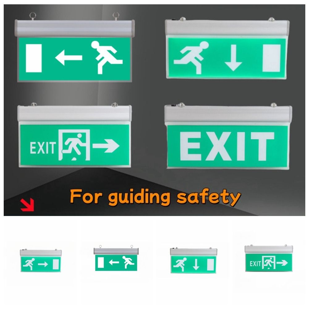 110-240V Kommerzielle LED Nots – Emergency Exit Sign Bewertung und Preis