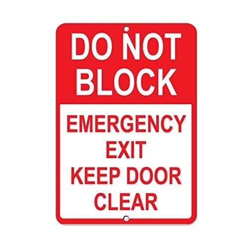 Vincenicy Metallschild Großart – Emergency Exit Sign Bewertung und Preis