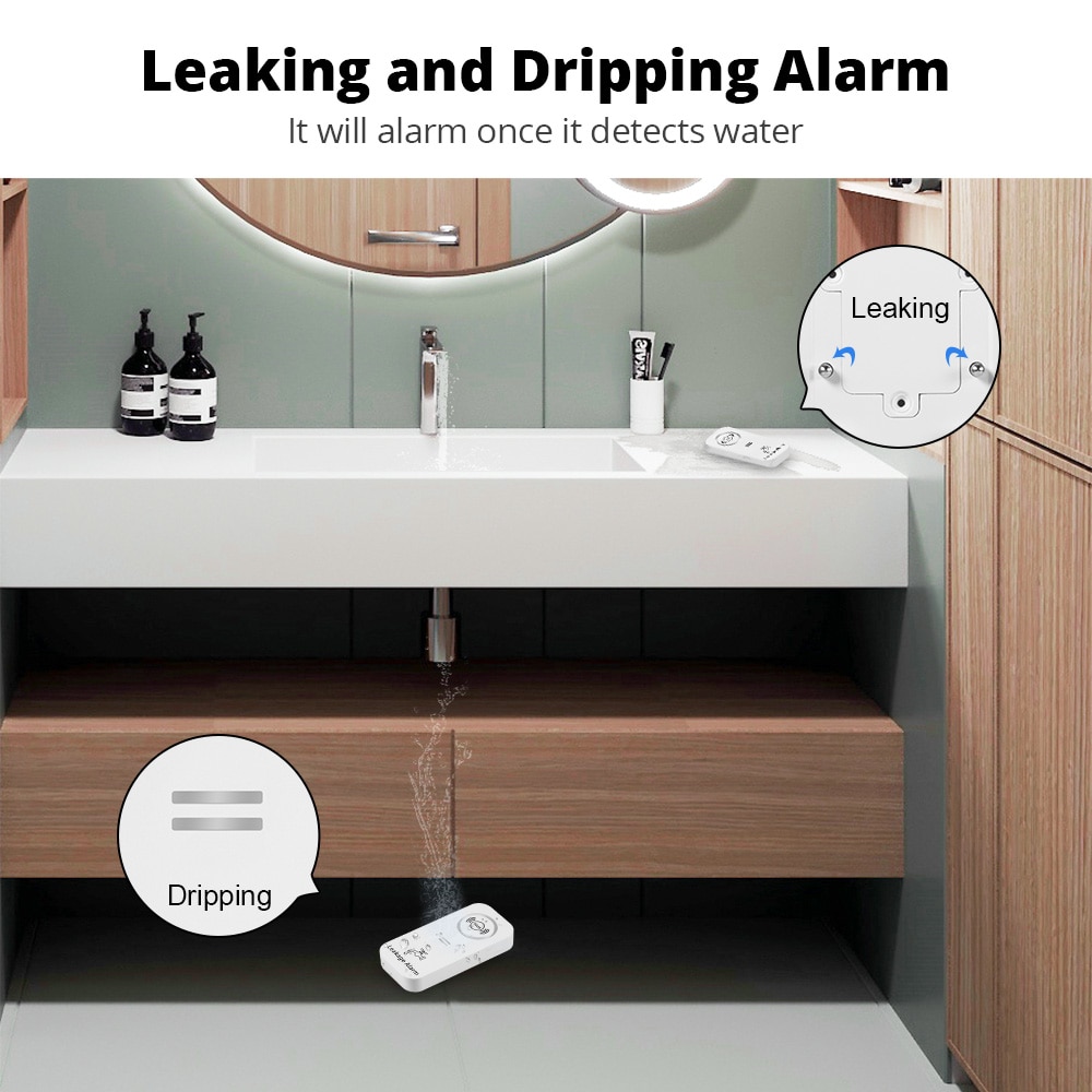 KERUI Drahtloser Wassersensor, – Water Alarm Sensor Bewertung und Preis